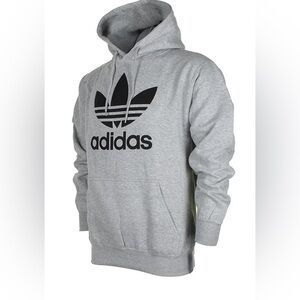 GREY ADDIDAS HOODIE